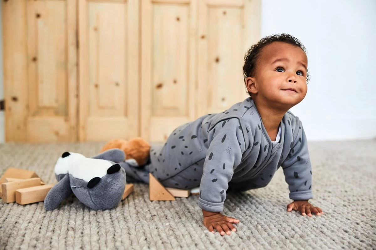 Jollein Baby Baby Winterslaapzak Met Afritsbare Mouw 70cm Spot - Storm Grey - Afbeelding 8