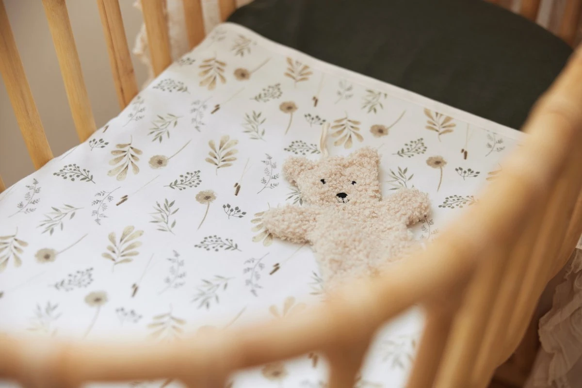 Jollein Baby Deken Wieg Jersey 75x100cm - Wild Flowers - Afbeelding 6