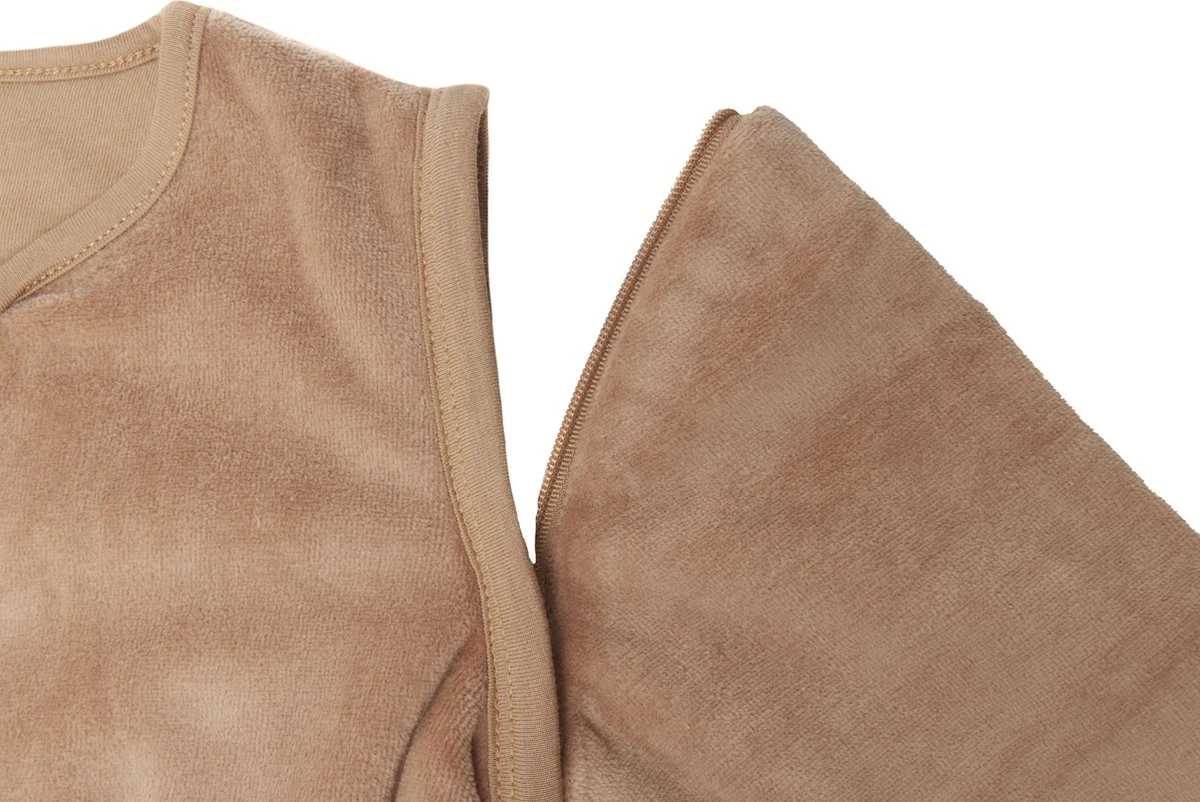 Jollein Baby Winterslaapzak Met Afritsbare Mouw 70cm Velvet - Biscuit - Afbeelding 6