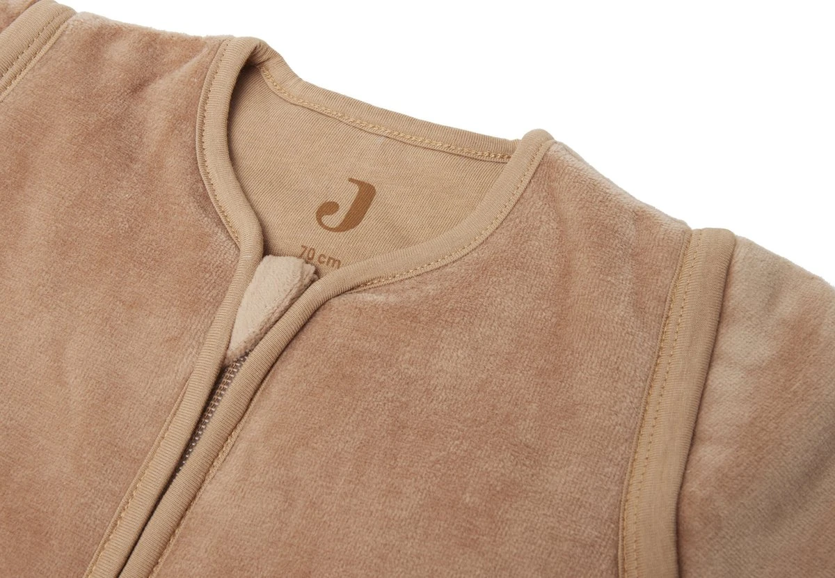 Jollein Baby Winterslaapzak Met Afritsbare Mouw 70cm Velvet - Biscuit - Afbeelding 5