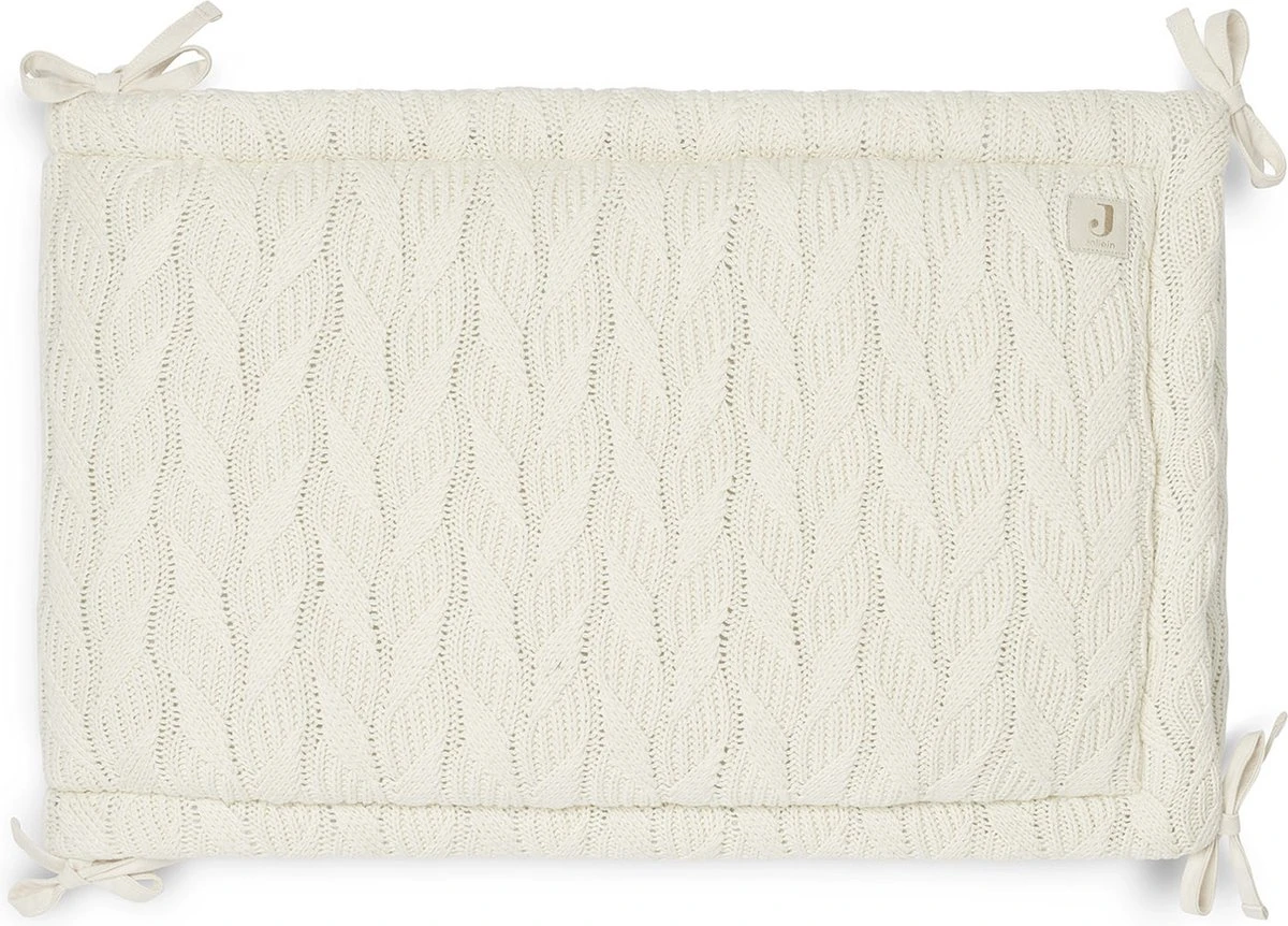 Jollein Bedomrander Spring Knit 180x35cm - Ivory - Afbeelding 3