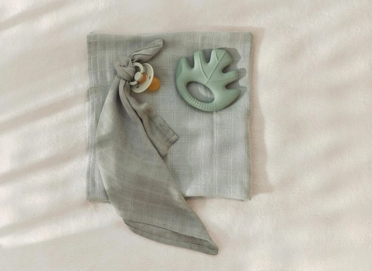 Jollein Baby Deken Ledikant 100x150cm Basic Knit - Forest Green - Afbeelding 13