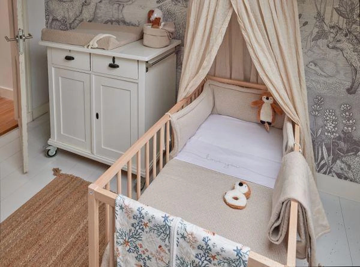 Jollein Baby Deken Wieg 75x100cm Bliss Knit - Nougat - Afbeelding 4