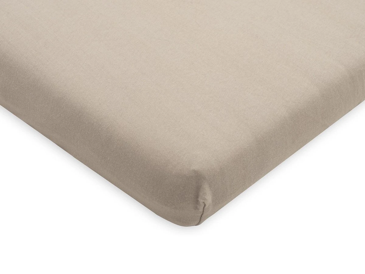 Jollein Baby Hoeslaken Boxmatras Jersey 75x95cm - Nougat - Afbeelding 4