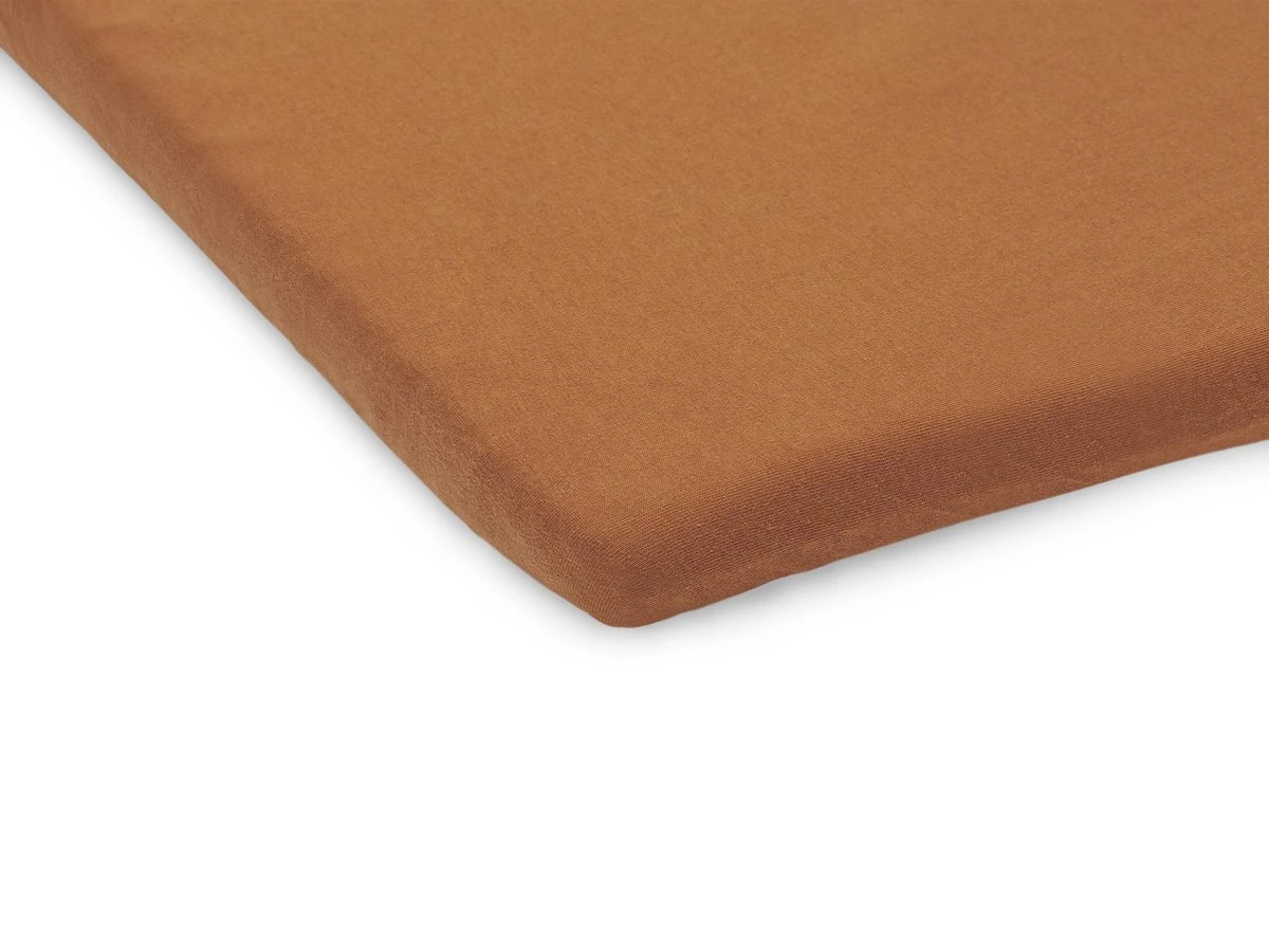 Jollein Baby Hoeslaken Boxmatras Jersey 75x95cm - Caramel - Afbeelding 2