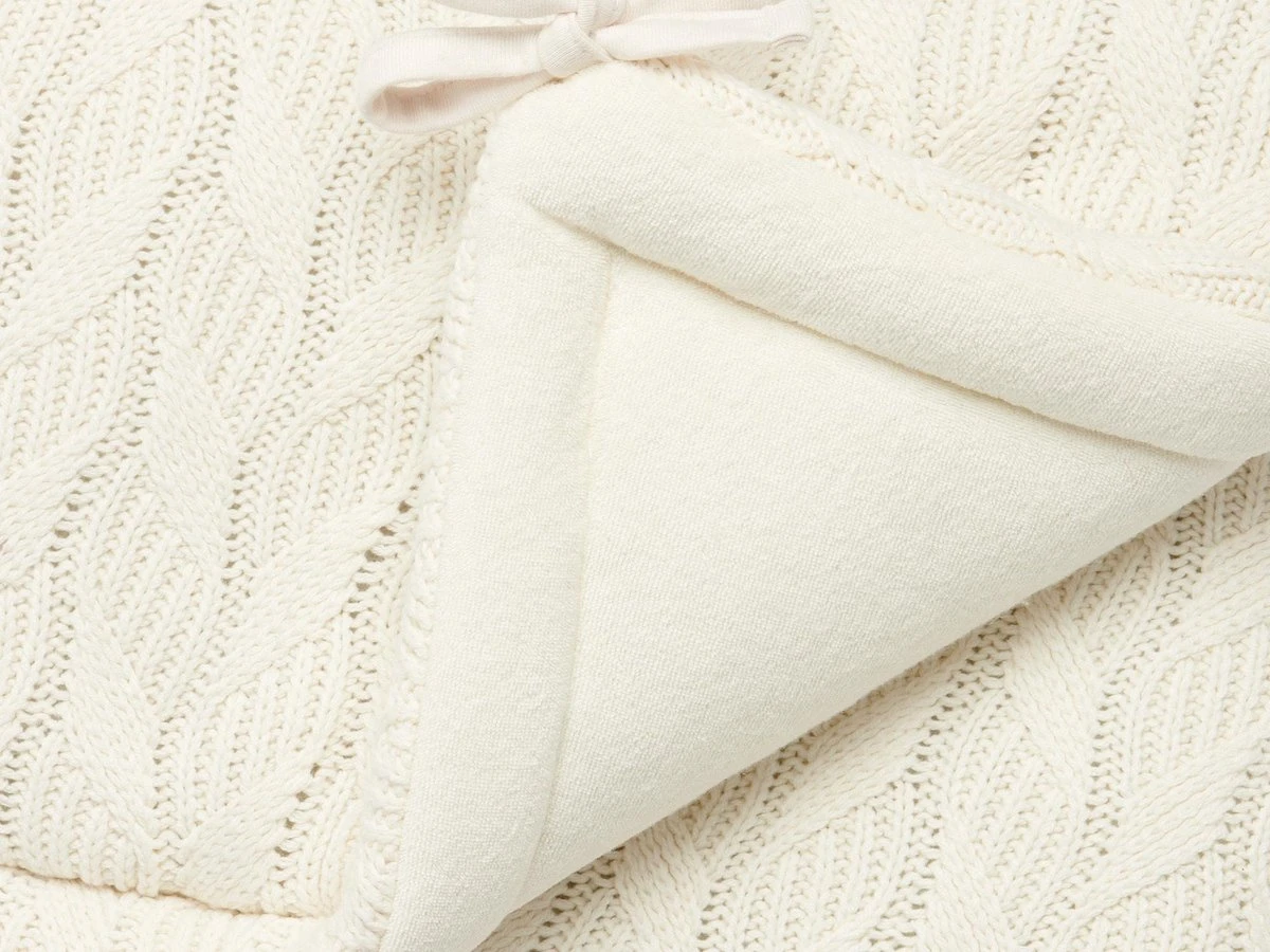 Jollein Bedomrander Spring Knit 180x35cm - Ivory - Afbeelding 2