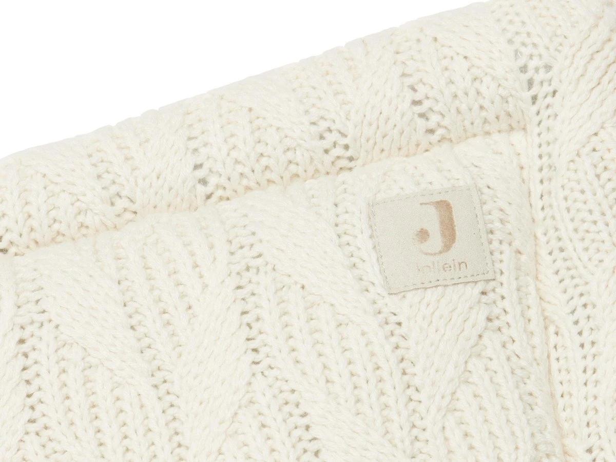 Jollein Bedomrander Spring Knit 180x35cm - Ivory - Afbeelding 4