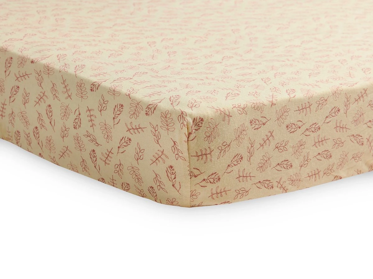 Jollein Baby Hoeslaken Ledikant Jersey 60x120cm - Meadow - Chestnut - Afbeelding 11