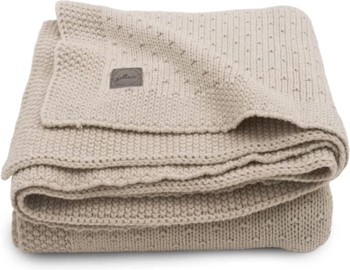 Jollein Baby Deken Wieg 75x100cm Bliss Knit - Nougat - Afbeelding 12