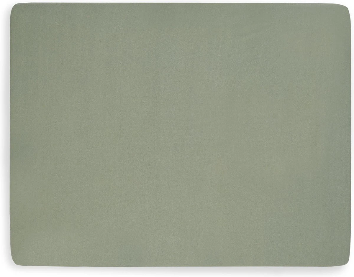 Jollein Baby Hoeslaken Boxmatras Jersey 75x95cm - Ash Green - Afbeelding 5