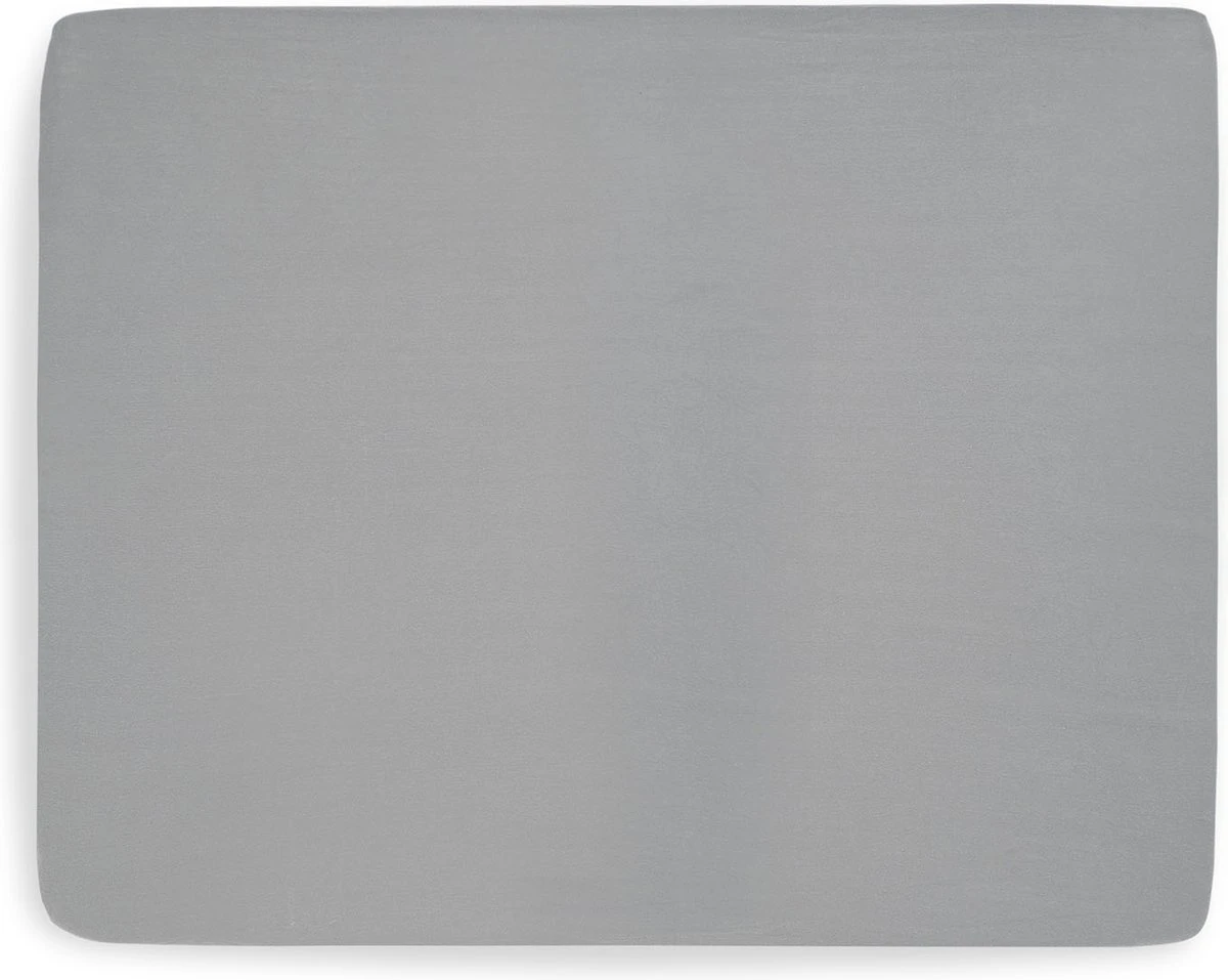 Jollein Baby Hoeslaken Boxmatras Jersey 75x95cm - Storm Grey - 2 Stuks - Afbeelding 4