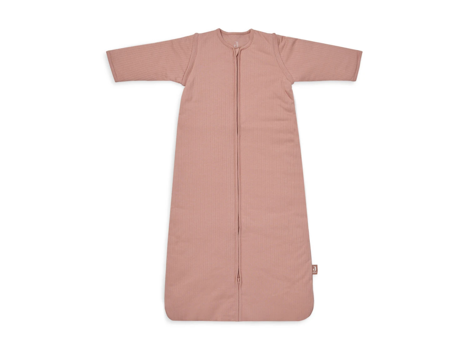 Jollein Slaapzak 70 Cm Basic Stripe Rosewood Met Afritsbare Mouw