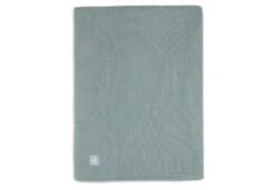 Jollein Deken Ledikant 100 X 150 Basic Knit Forest Green / Fleece