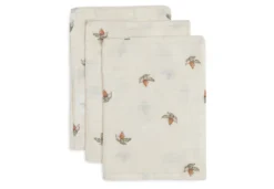 Jollein Hydrofiele Washandjes 15 X 20 Cm Rosehip 3-pack