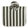 Jollein Badponcho Stripe Terry Leaf Green 1-4 Jaar