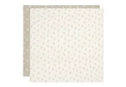 Jollein Hydrofiele Doek Large 115x115cm Twig Olive Green (2pack)