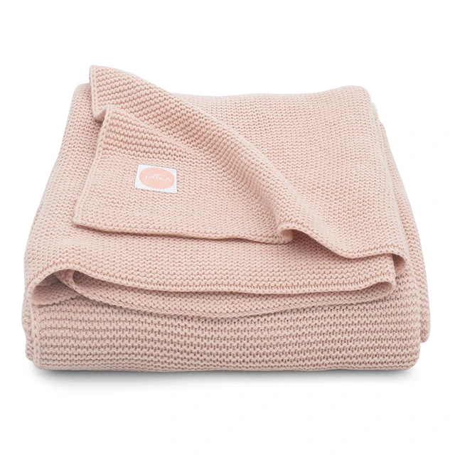 Jollein Deken Basic Knit Pale Pink 100 X 150 Cm