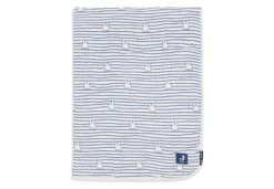 Jollein Deken Wieg Hydrofiel 75x100cm Miffy Stripe Navy