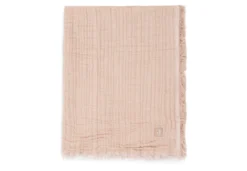Jollein Deken Wieg 75x100cm Fringe Moonstone/Ivory GOTS