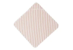 Jollein Badcape 75x75cm Stripe Terry Wild Rose GOTS