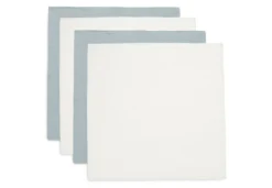 Jollein Hydrofiele Doeken 70 X 70 Cm Ivory / Sea Green 4-pack