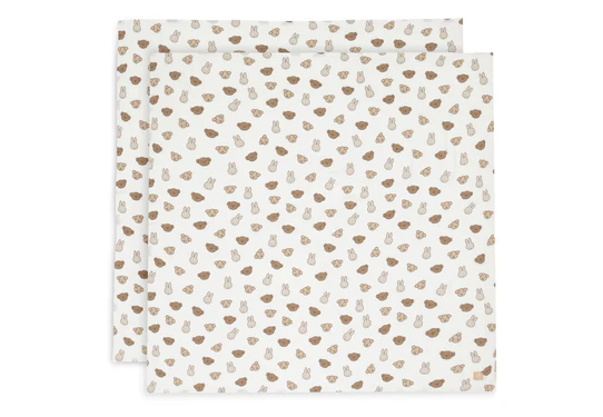 Jollein Hydrofiele Doeken Large 115 X 115 Cm Miffy And Friends 2-pack