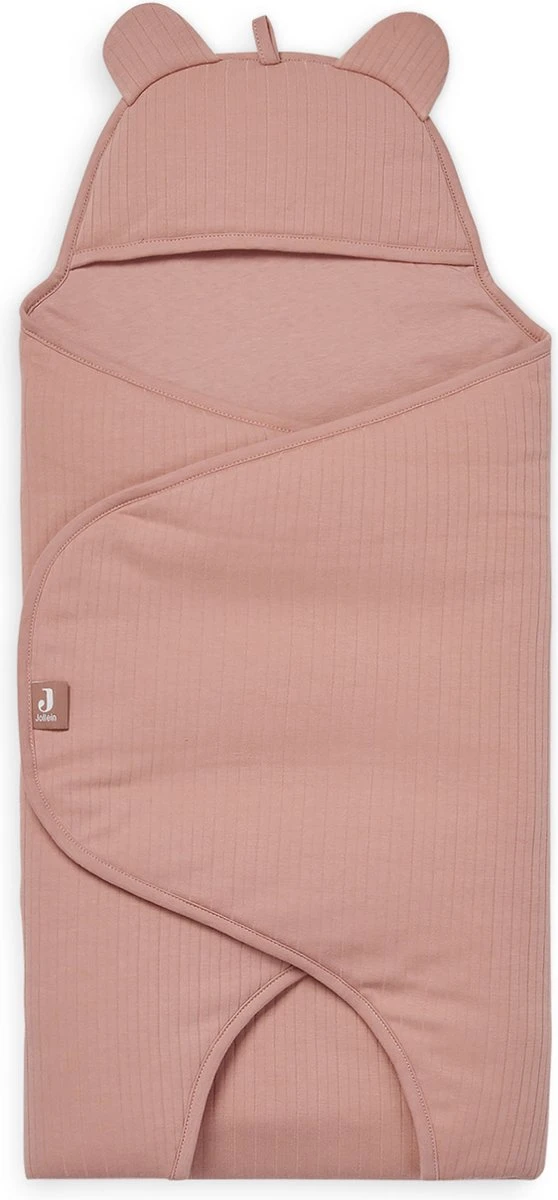 Jollein Wikkeldeken Basic Stripe - Rosewood - Afbeelding 8
