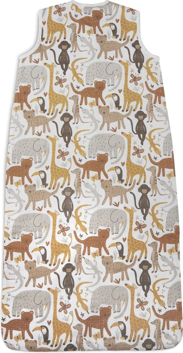 Jollein Baby Slaapzak Hydrofiel 90cm Jungle - Afbeelding 2