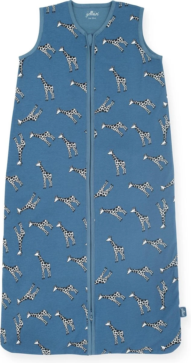 Jollein Baby Slaapzak Jersey 110cm Giraffe - Jeans Blue - Afbeelding 12