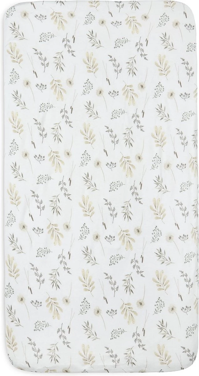 Jollein Hoeslaken Wieg Jersey 40/50x80/90cm Wild Flowers - Afbeelding 13