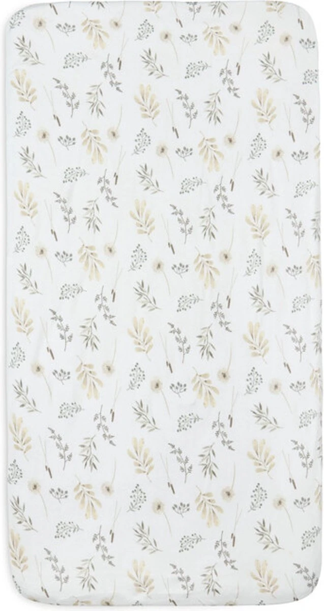 Jollein Hoeslaken Wieg Jersey 40/50x80/90cm Wild Flowers - Afbeelding 11