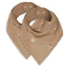 Jollein Slab Bandana Stargaze Biscuit 2-pack