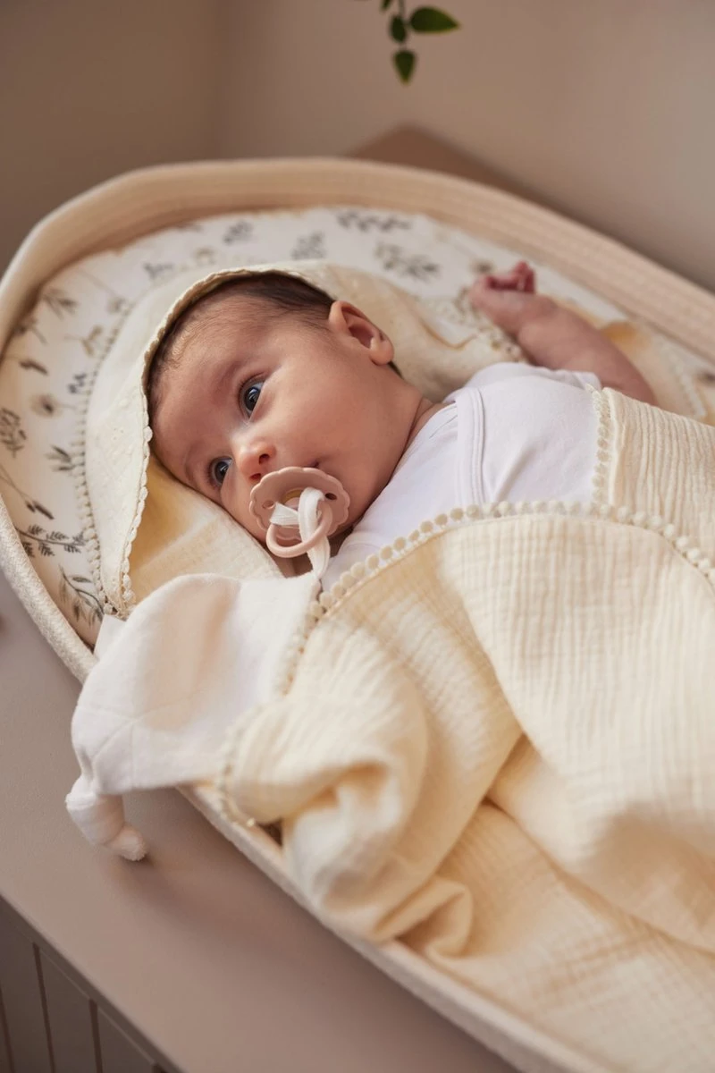 Jollein Hoeslaken Wieg Jersey 40/50x80/90cm Wild Flowers - Afbeelding 7