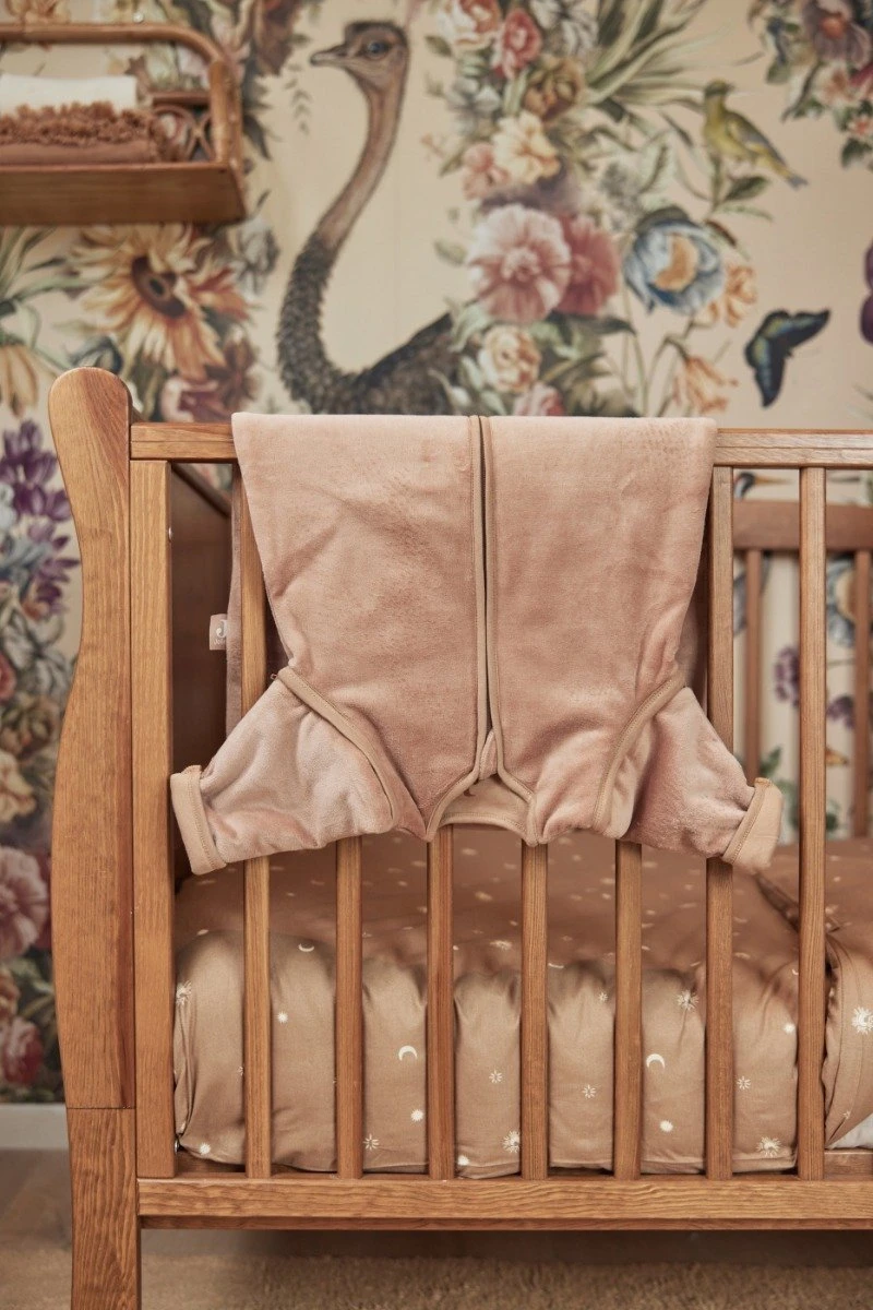Jollein Baby Winterslaapzak Met Afritsbare Mouw 70cm Velvet - Biscuit - Afbeelding 4
