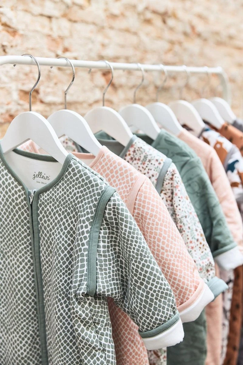 Jollein Baby Baby Winterslaapzak Met Afritsbare Mouw 110cm Snake - Pale Pink - Afbeelding 7