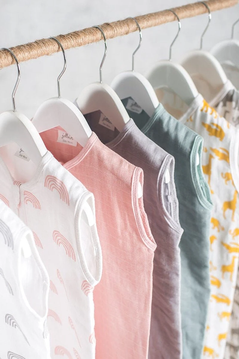 Jollein Baby Slaapzak Hydrofiel 90cm - Pale Pink - Afbeelding 7