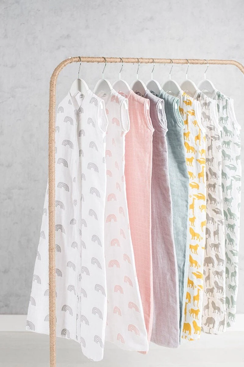 Jollein Baby Slaapzak Hydrofiel 90cm - Pale Pink - Afbeelding 8