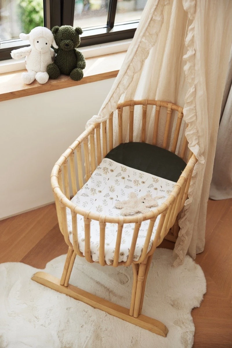 Jollein Baby Deken Wieg Jersey 75x100cm - Wild Flowers - Afbeelding 9