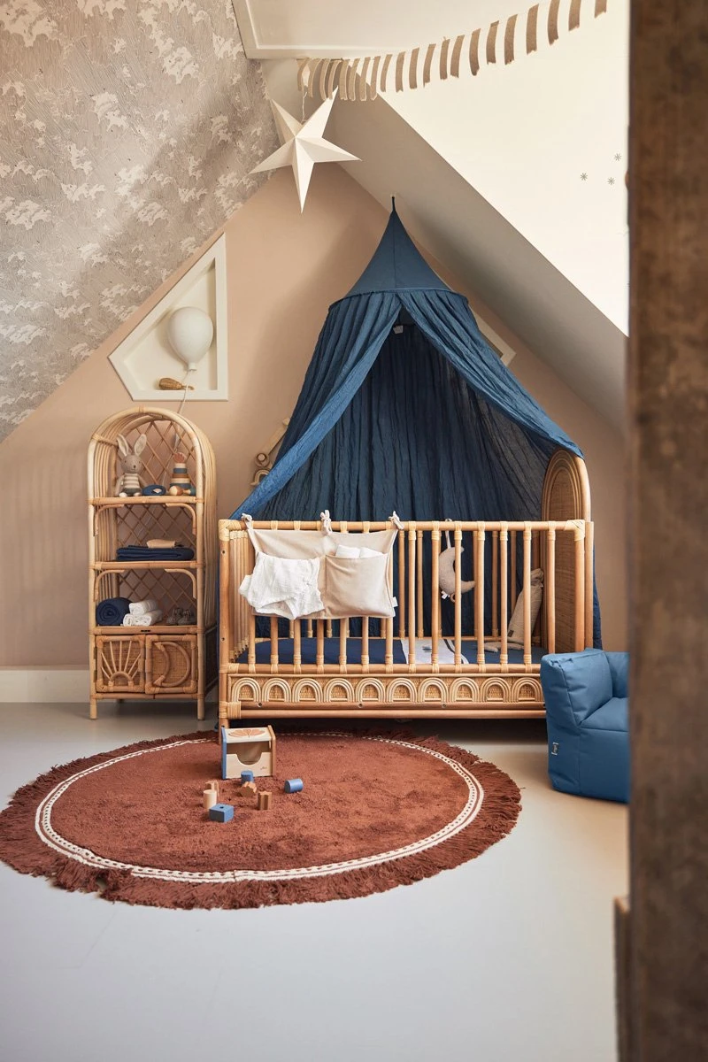 Jollein Baby Hoeslaken Ledikant Jersey 60x120cm - Jeans Blue - 2 Stuks - Afbeelding 7