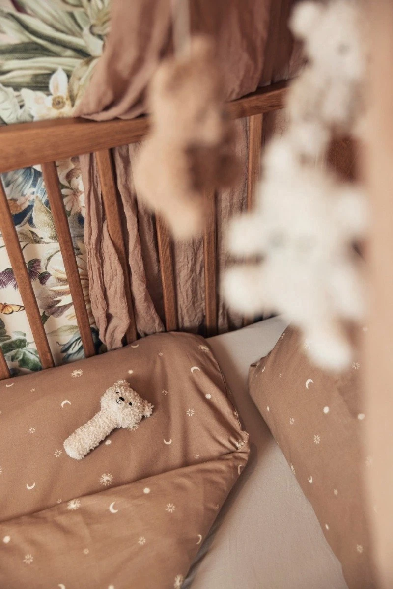 Jollein Baby Overtrek Ledikant 100x135/140cm Stargaze - Leaf Green - Afbeelding 7