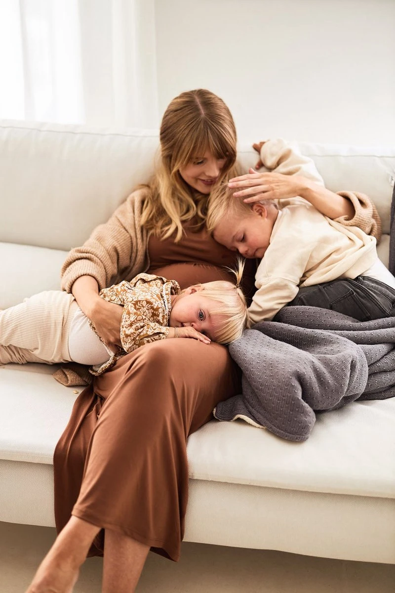 Jollein Baby Deken Wieg 75x100cm Teddy Bliss Knit - Nougat - Afbeelding 7