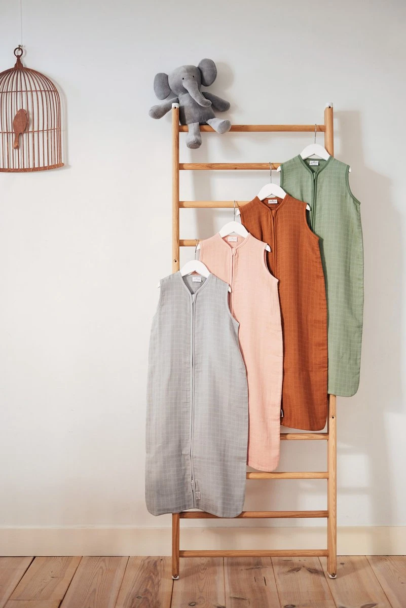 Jollein Baby Slaapzak Hydrofiel 110cm - Caramel - Afbeelding 5