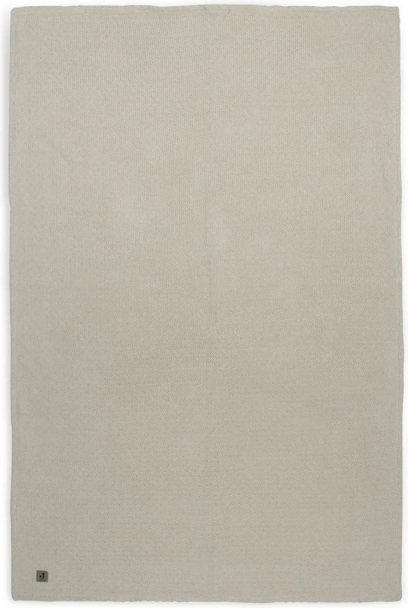 Jollein Baby Deken Wieg 75x100cm Teddy Bliss Knit - Nougat - Afbeelding 4