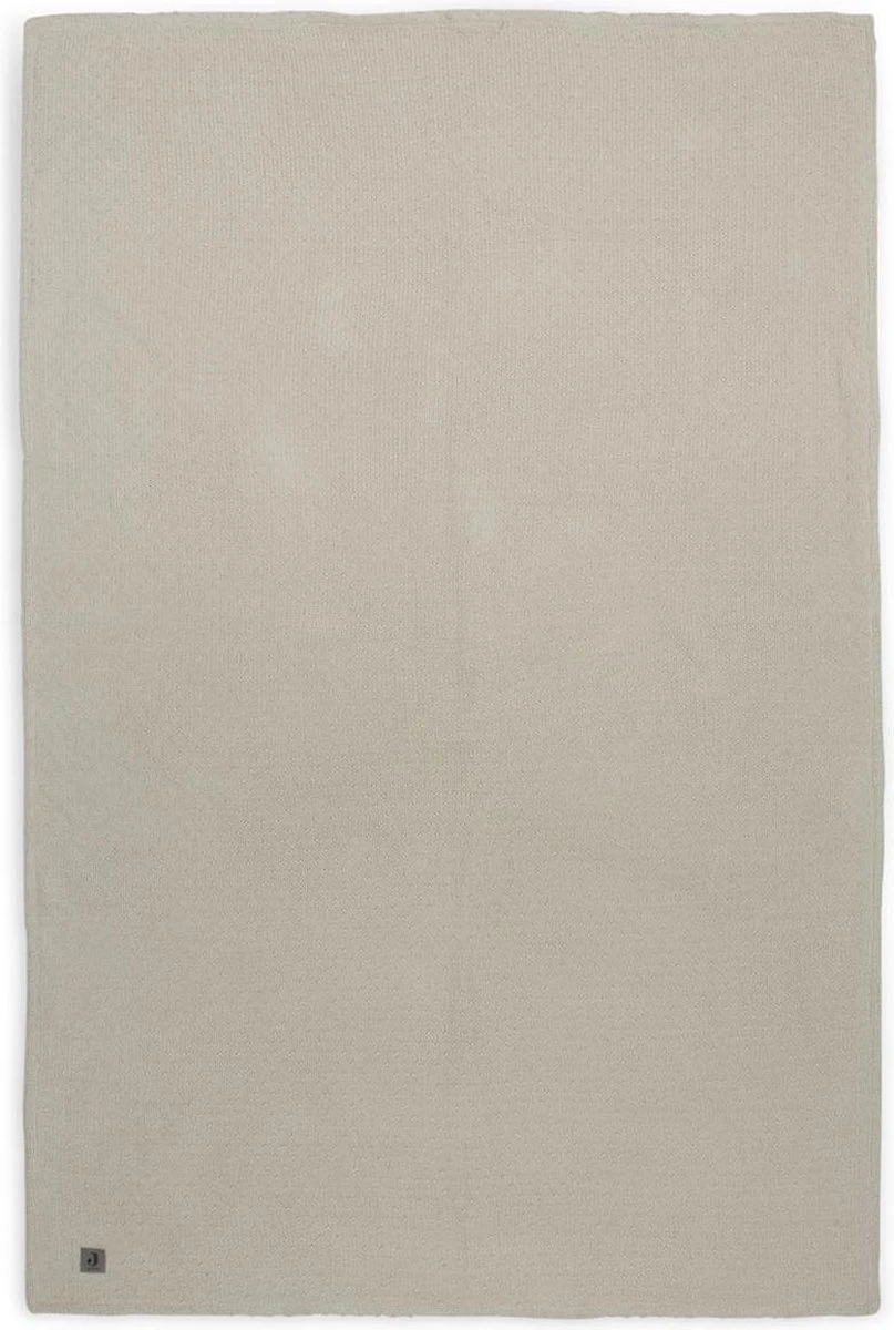 Jollein Baby Deken Wieg 75x100cm Teddy Bliss Knit - Nougat - Afbeelding 2