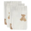Jollein Washandje Hydrofiel Teddy Bear 3-pack