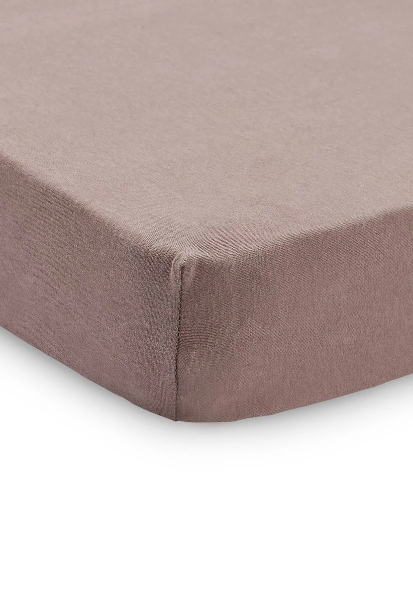 Jollein Baby Hoeslaken Ledikant Jersey 60x120cm - Chestnut - 2 Stuks - Afbeelding 8