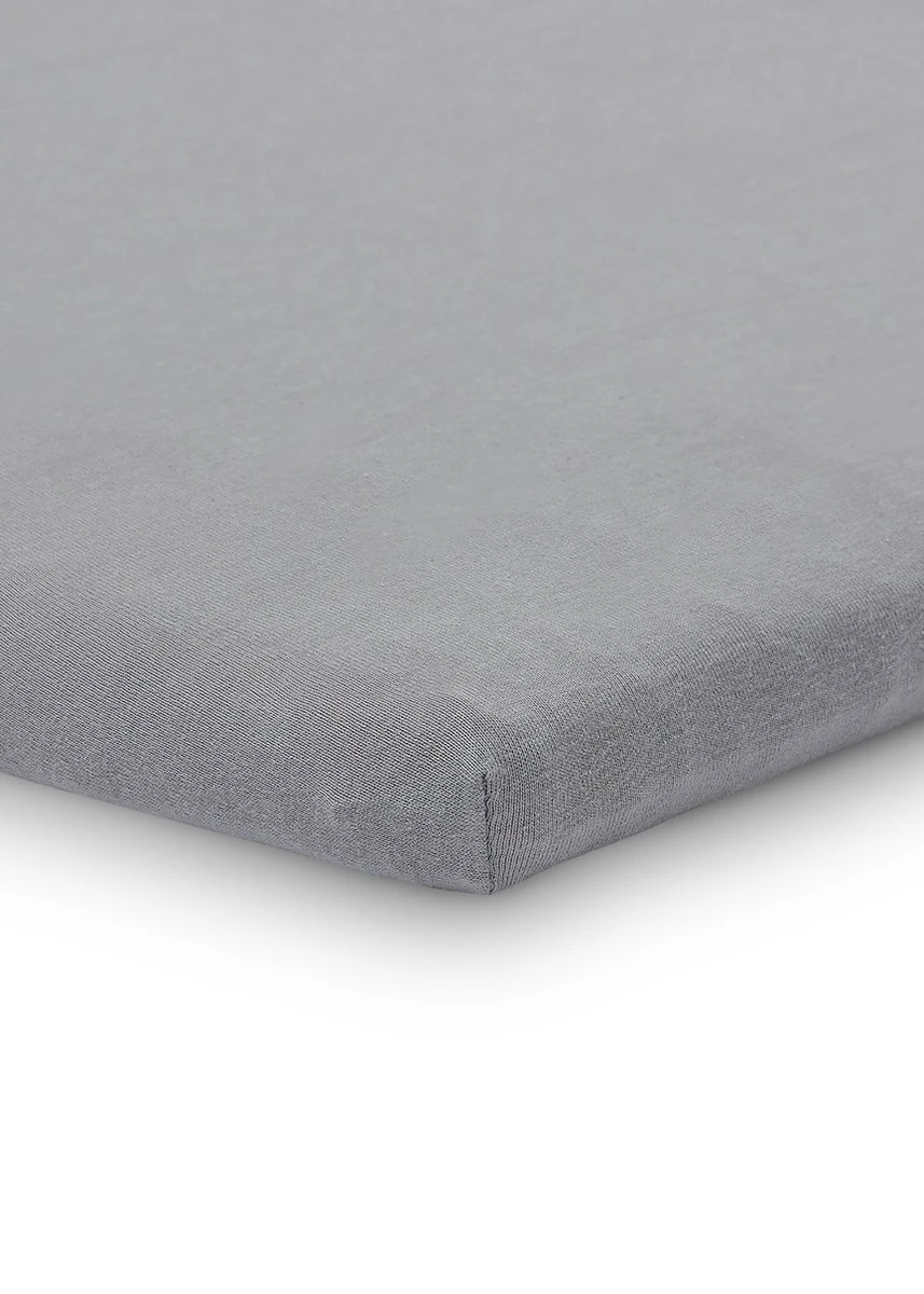 Jollein Baby Hoeslaken Boxmatras Jersey 75x95cm - Storm Grey - 2 Stuks - Afbeelding 5