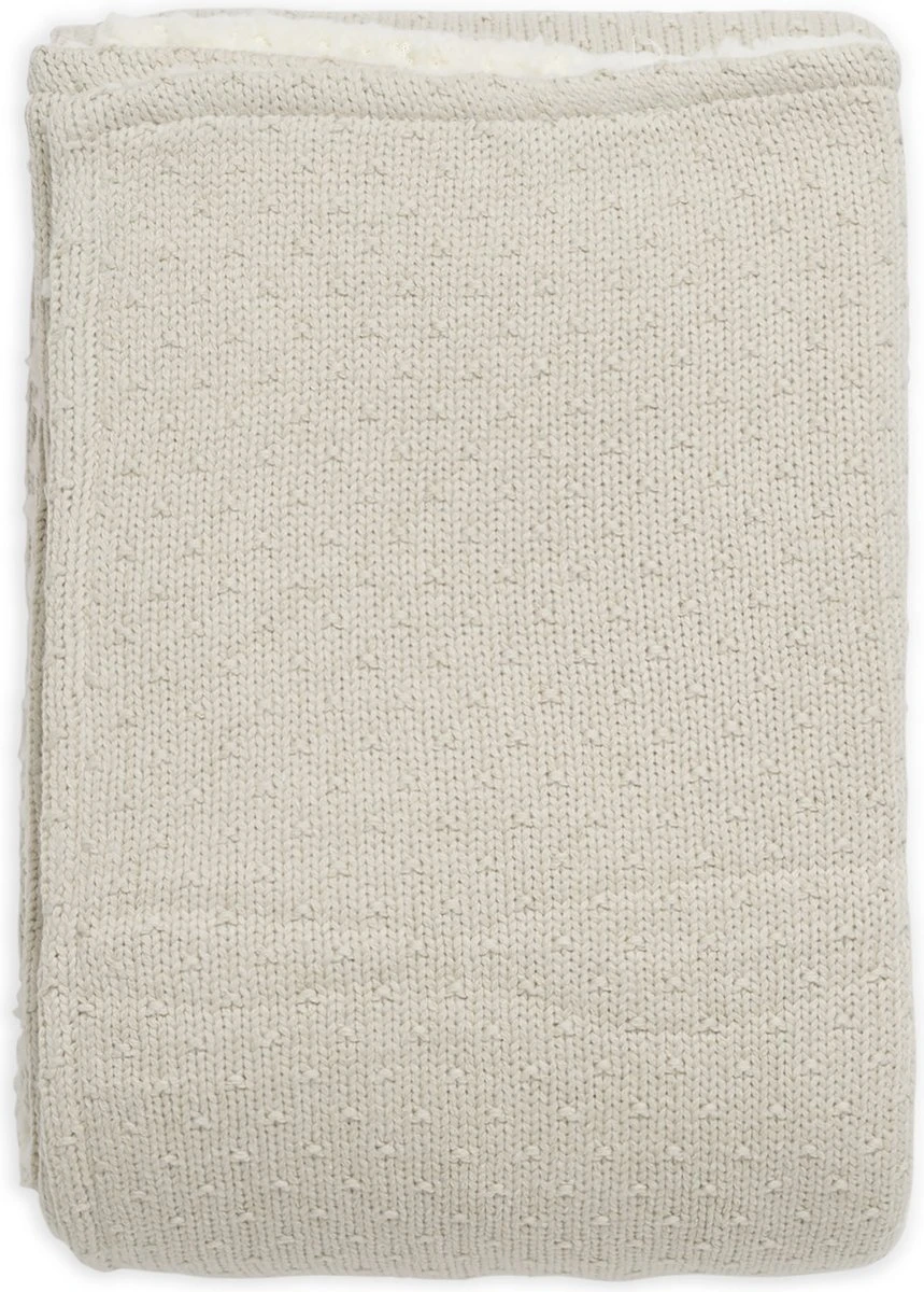 Jollein Baby Deken Wieg 75x100cm Teddy Bliss Knit - Nougat - Afbeelding 15