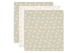 Jollein Hydrofiele Doek Small 70X70cm Twig Olive Green (3pack)