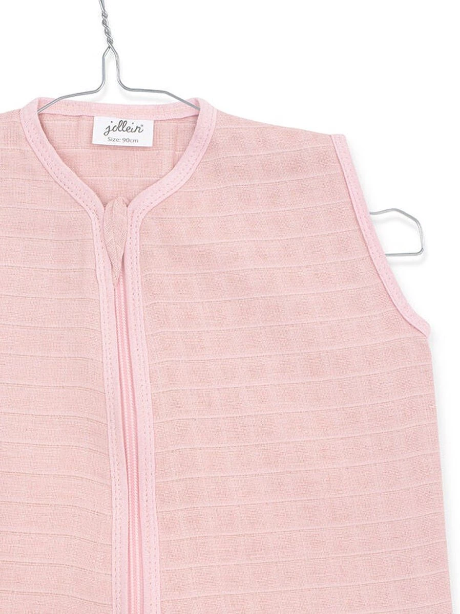 Jollein Baby Slaapzak Hydrofiel 90cm - Pale Pink - Afbeelding 12